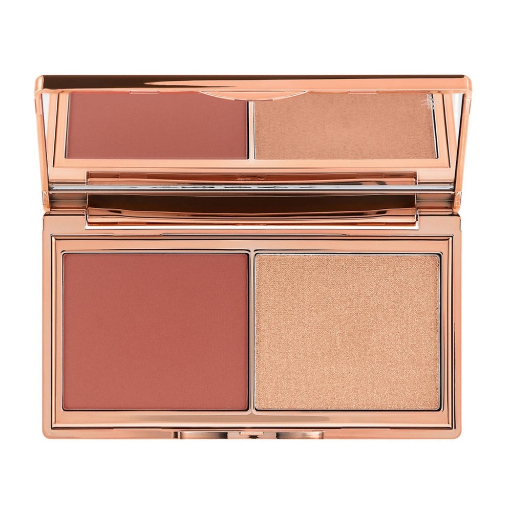 Charolette Tilbury NIB Blush & Glow Mini Glide Pallette - Tan-Deep -